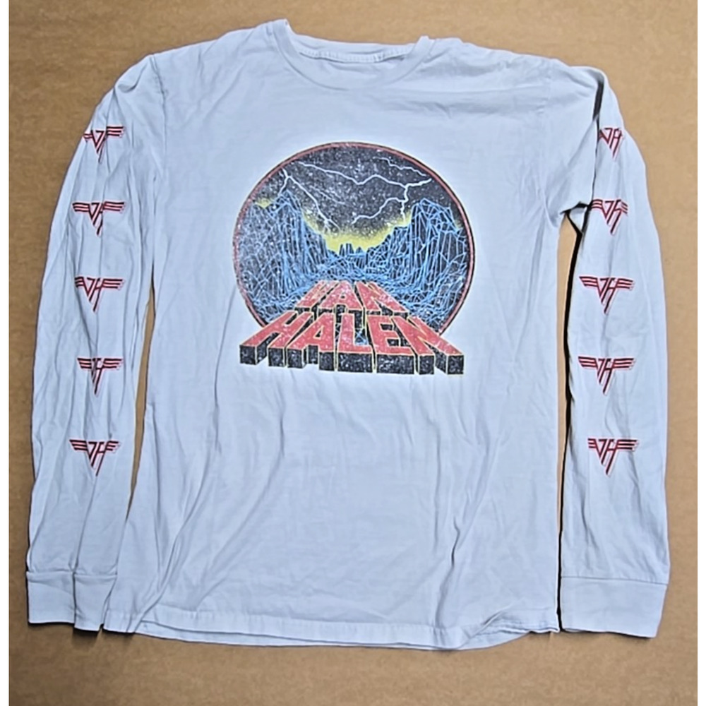 Van Hallen Tour Long Sleeve T-shirt Size Large U305-20